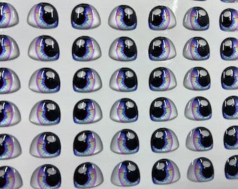 Adhesive Resin Eyes Doll Ref. 030, Resin Eyes, Eyes  for Cold Porcelain, Clay, Felt, Foam, Paper and embellishment, Eyes,  Fimo