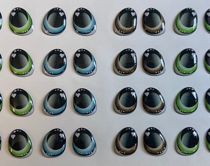 Resin Eyes 293TN new Collection Adhesive Eyes Dolls Eyes Etsy