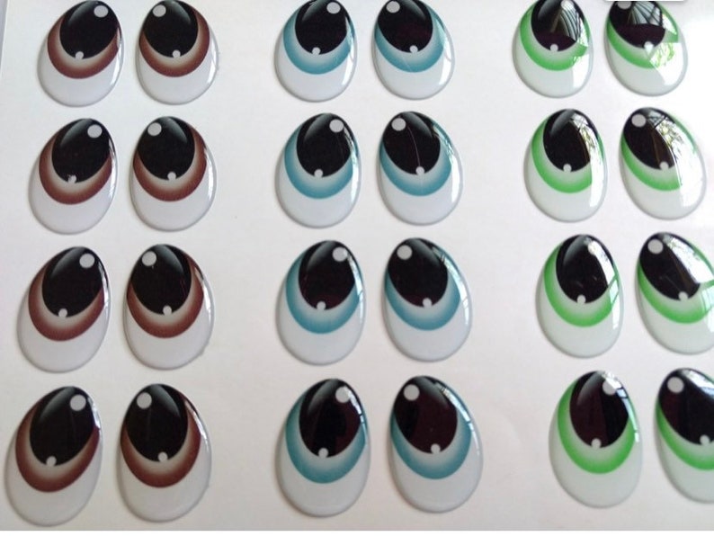 Resin Eye Adhesive Resin Eyes Doll Ref.450 for Cold Etsy
