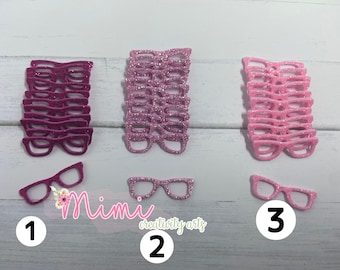 Foam E.V.A Glasses for Cold Porcelain, Eva, Die Cut, Clay, Felt, Foam, Paper and embellishment, card making, wedding, party,