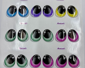 Adhesive Resin Eyes Doll Ref.450 C, resin eyes, eyes for Cold Porcelain, Clay, Felt, Foam, Paper and embellishment,Eyes,  Fimo, Resin Eyes