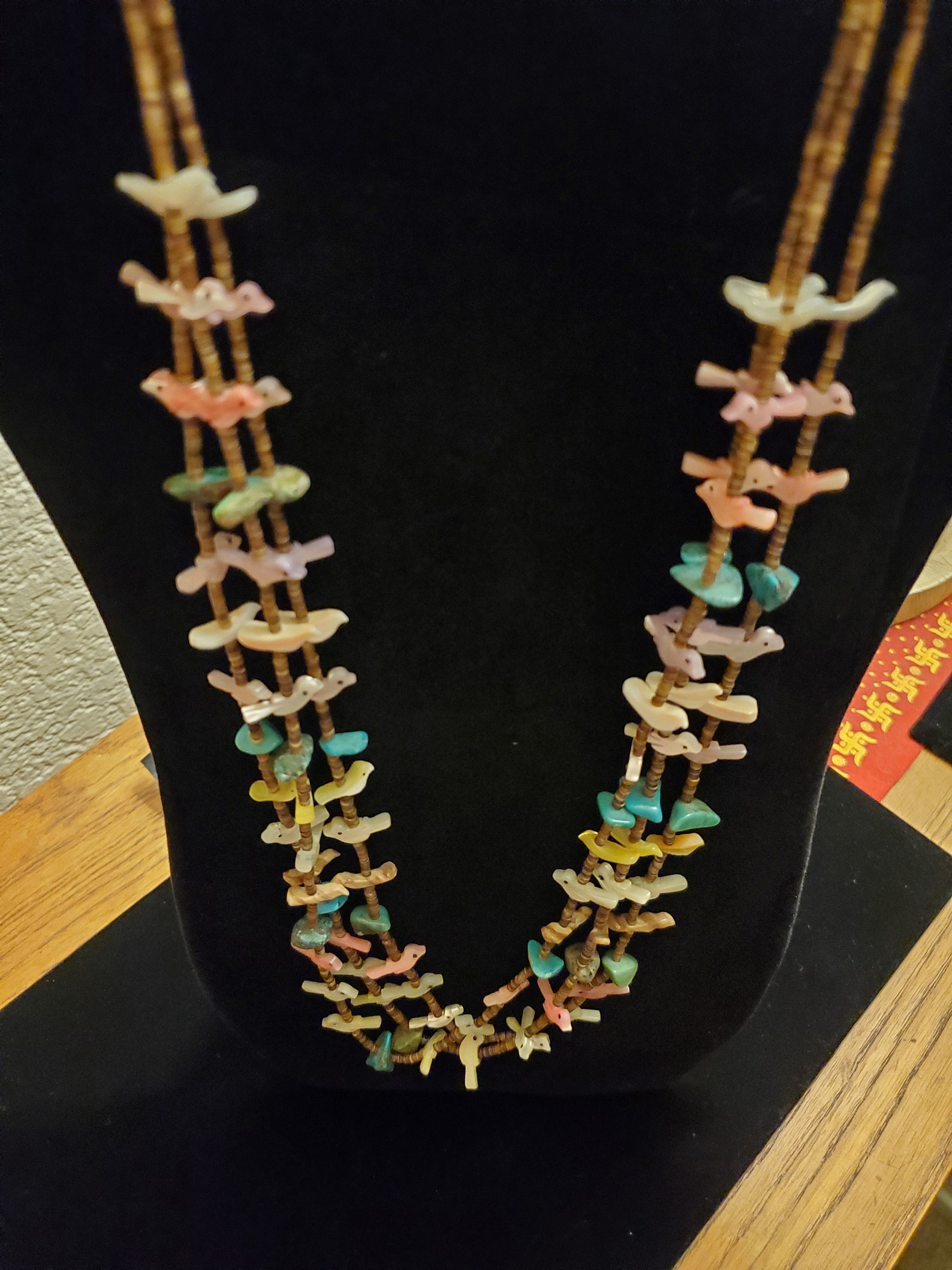 Zuni Bird Fetish Necklace Etsy