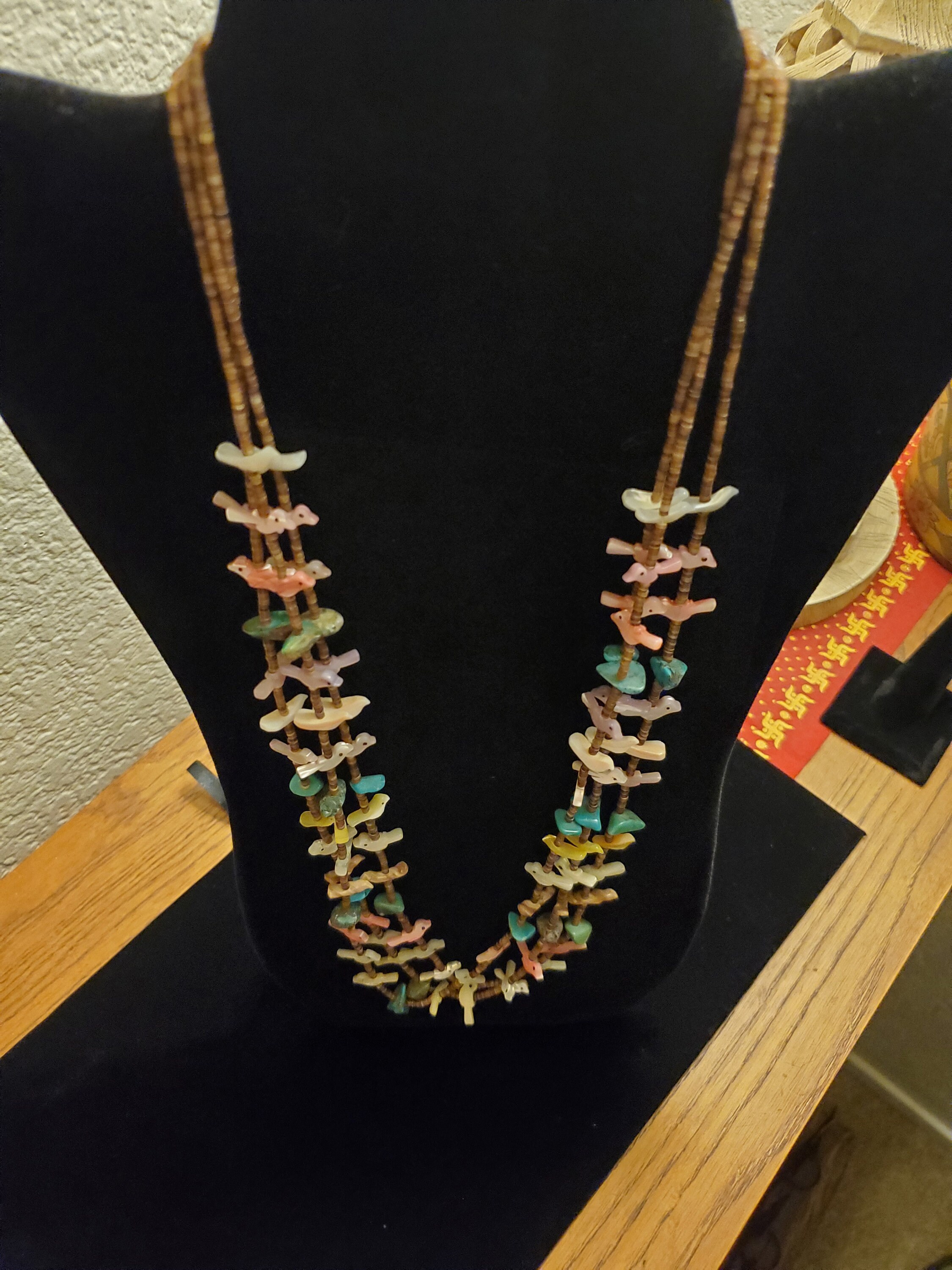 Zuni Bird Fetish Necklace Etsy