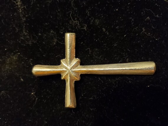 Solid silver cross pendant - image 3