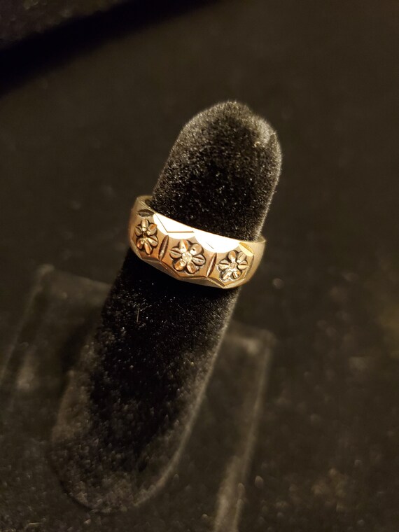 14kt white gold ring - image 2