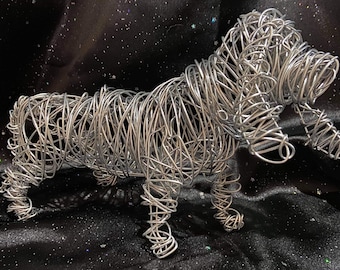 Basset Hound | Wire Sculpture | Art | Dog Art | Basset Hound Art