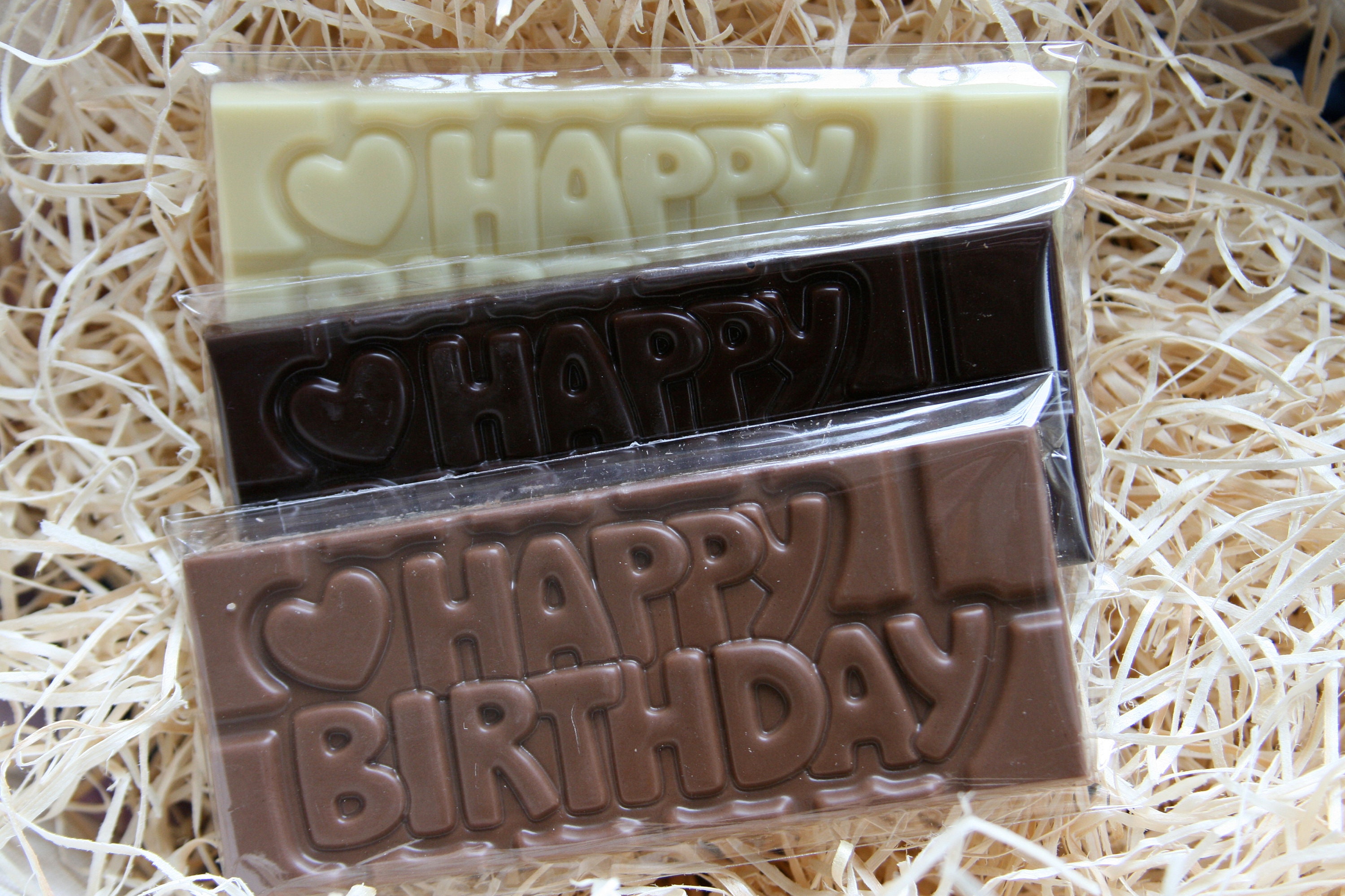 Handmade Happy Birthday Chocolate Bar with | Etsy