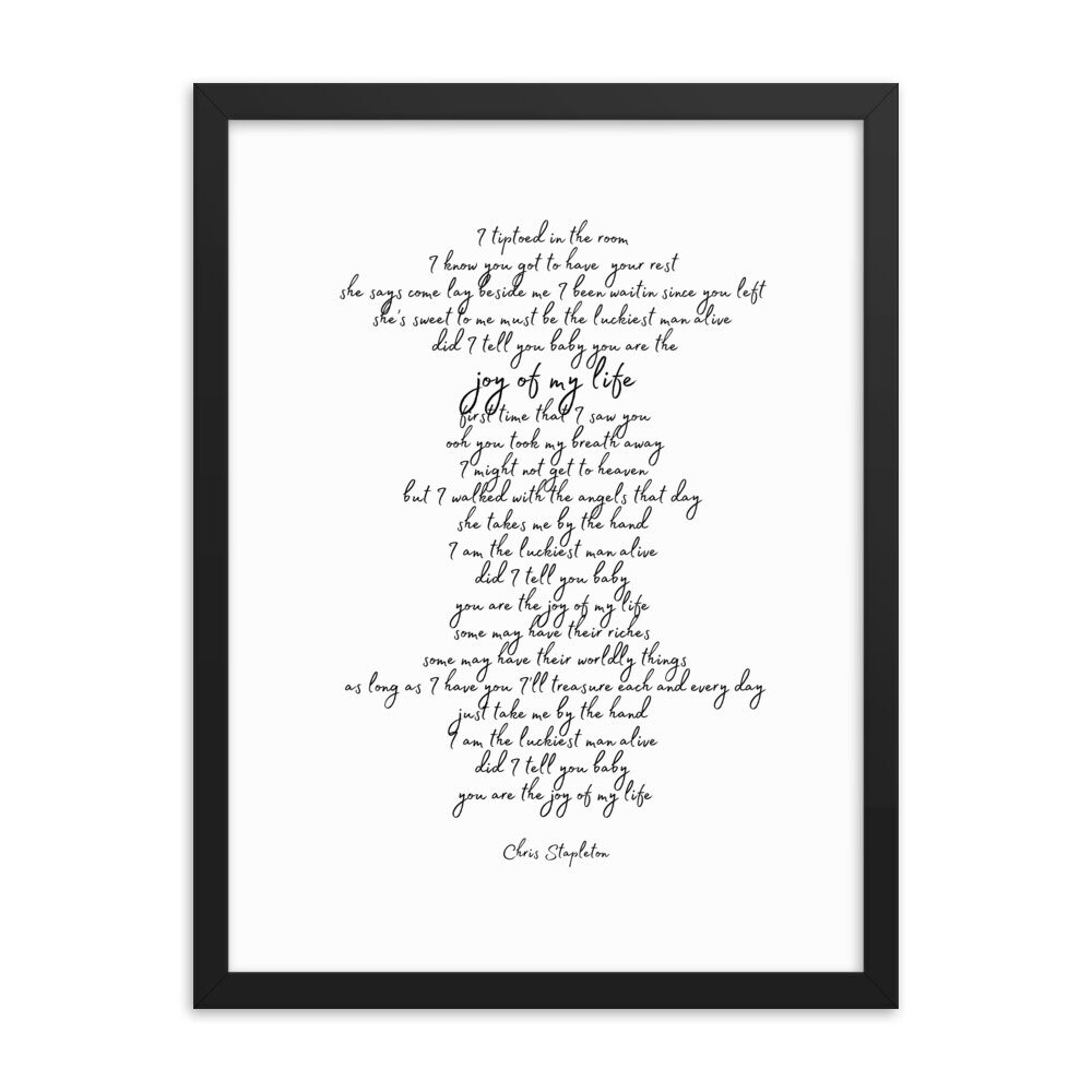 joy of my life chris stapleton