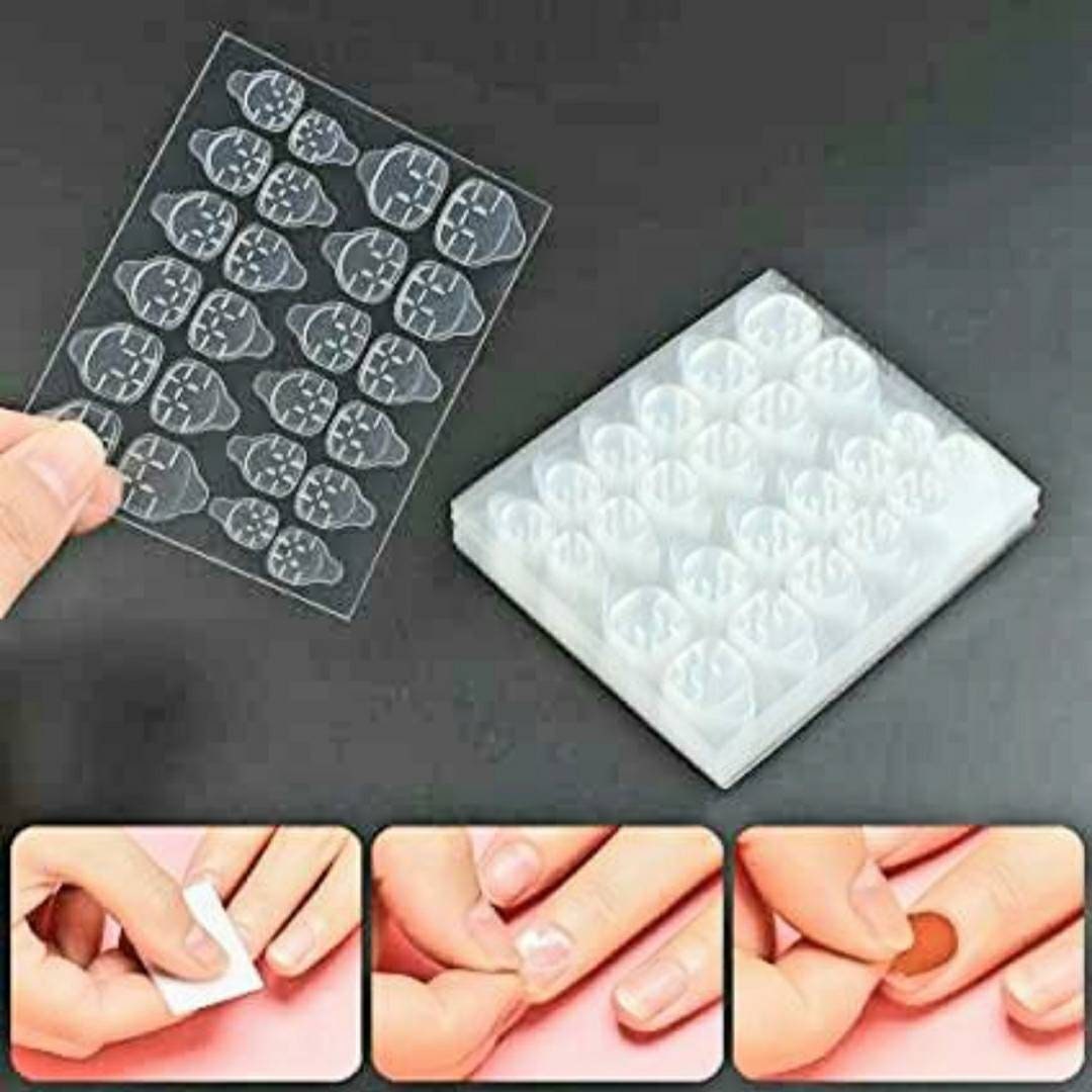 Sticky Nail Tabs. 96 sticky tabs. Double sided . Glue Etsy