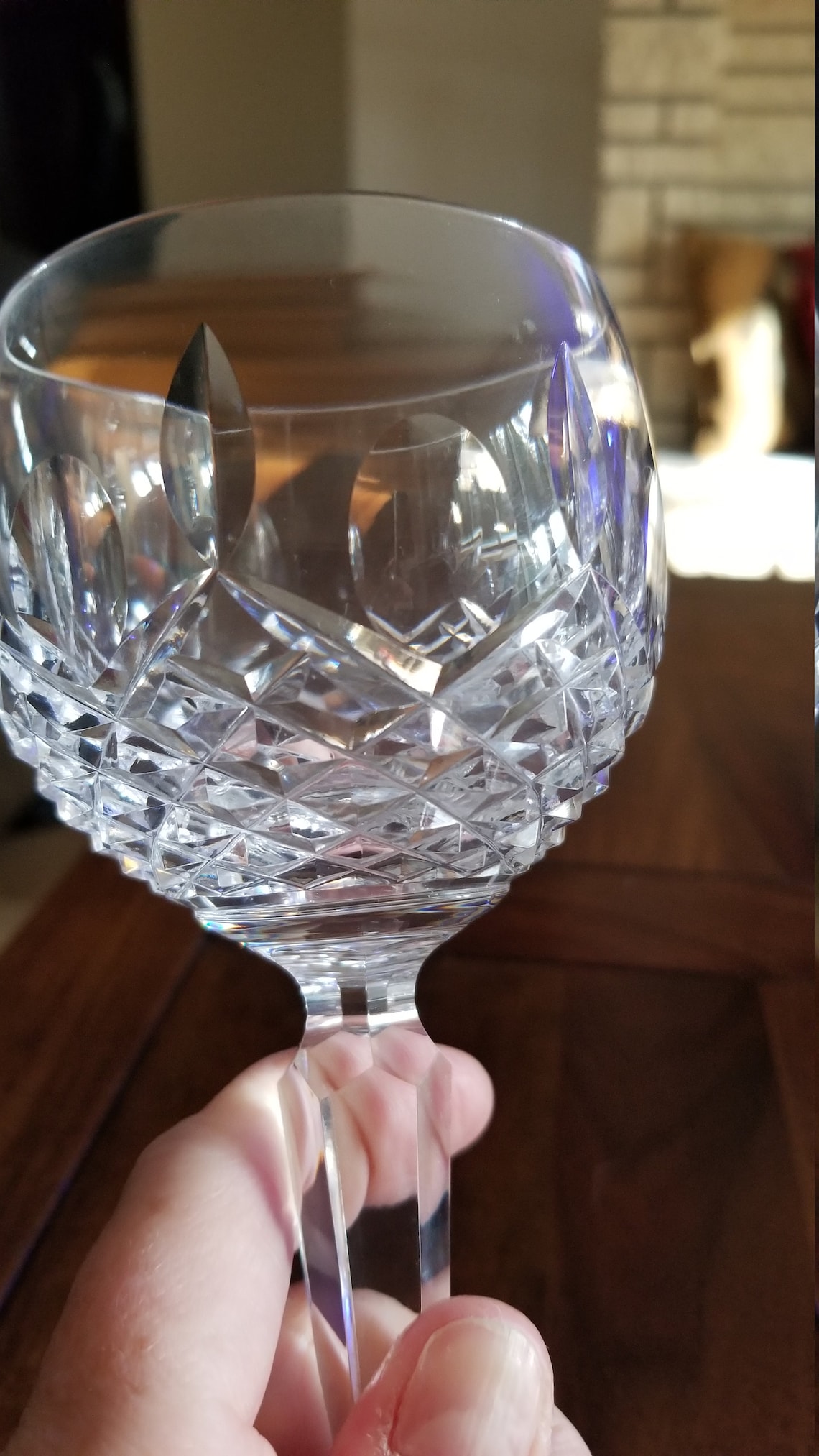 Waterford Crystal kenmare Pattern Wine Hock Etsy