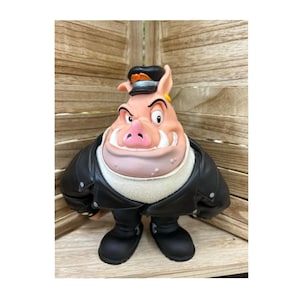 Vintage Harley Davidson Hog by Applause 1993 / Motorcycle / Collectible Decor / Gift / Keepsake / Biker / Unique