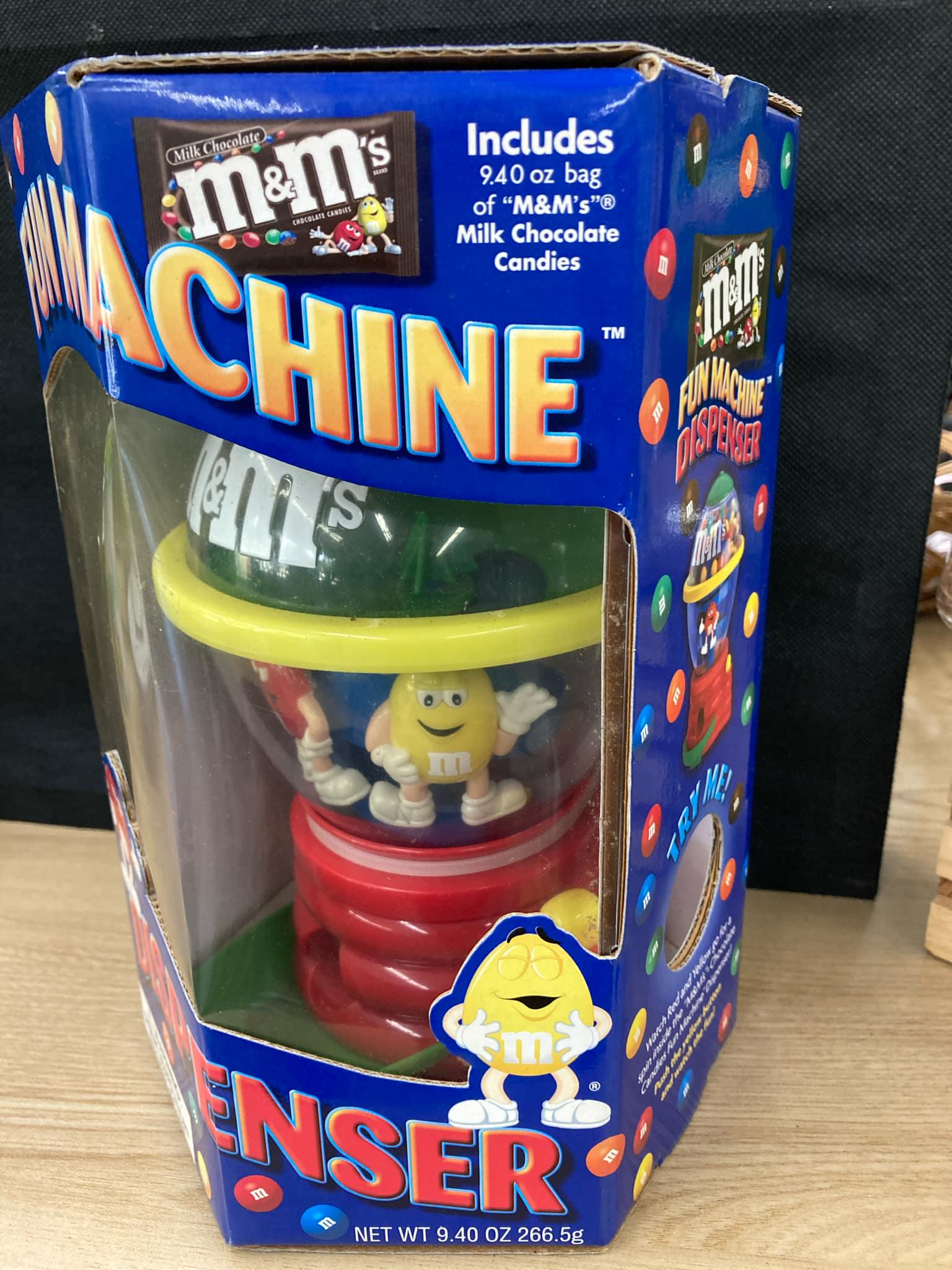 Vintage New in Box M & M Fun Machine Candy Dispenser and