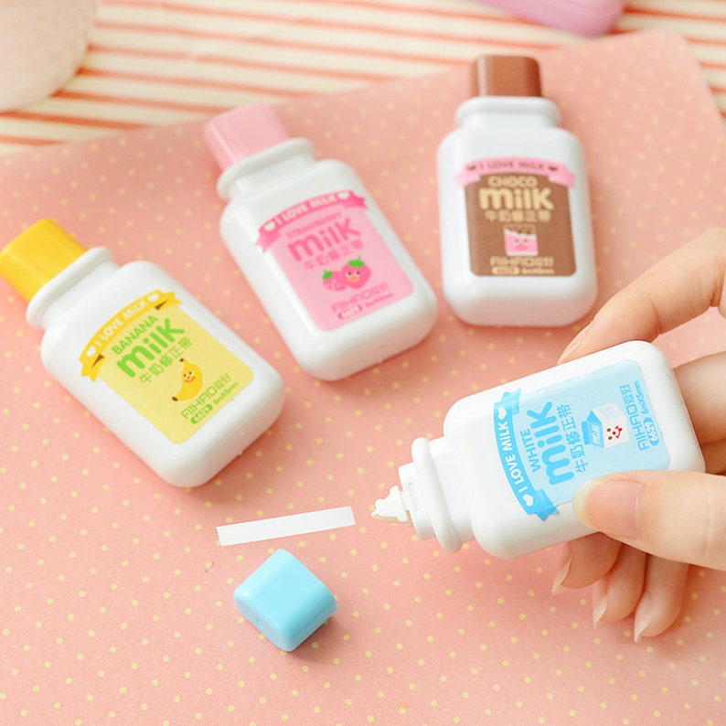 Kawaii Stationery Tip Ex Pen Eraser cute cartoon erasers Etsy