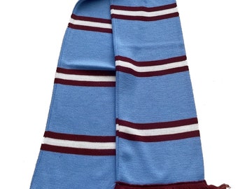 Manchester City New Kit Colours Stripe Bar Scarf Unbranded Scarves Fans Gifts