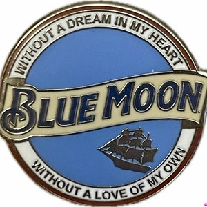 Manchester City Badges Blue Moon Pin