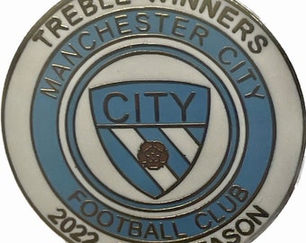 Manchester City Treble Winner's Badges Fan Made Gifts