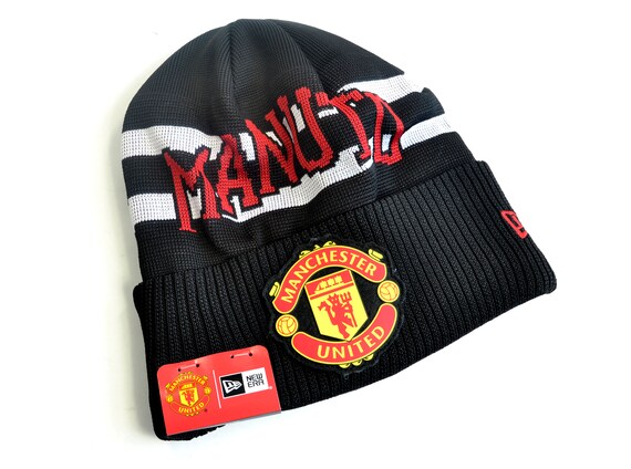 Manchester United Official New Era Cuff Hat Bronx Beanie Winter  Knitted Hat 