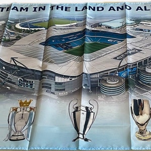 City Flag Ground 5 Cups Fan Made Manchester Banners
