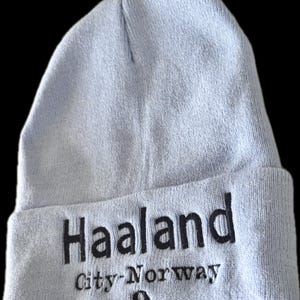Manchester City Football Erling Haaland Hats Fan Made