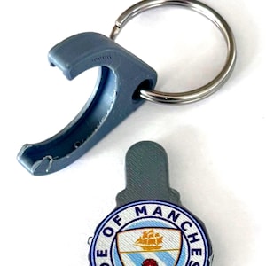 Manchester City FC Trolley Token Nyckelring – Stolthet bland Manchester-fans