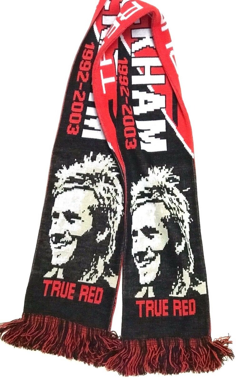 Manchester Legend Scarves United Player 7 David Beckham Scarf Etsy