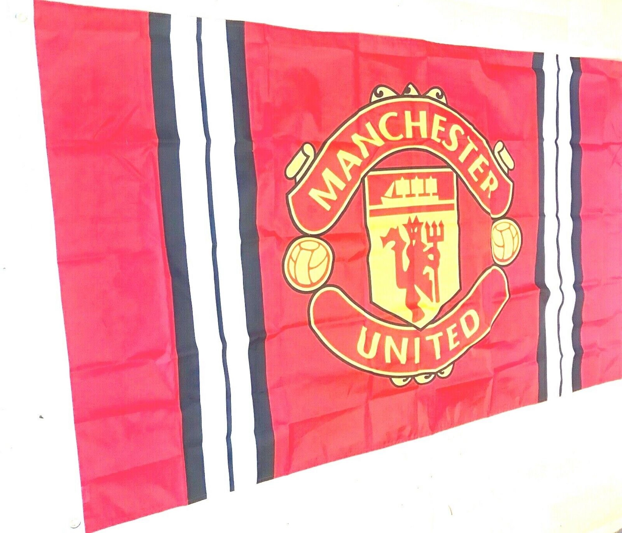 Manchester United Bar Flag Official Banner Etsy UK