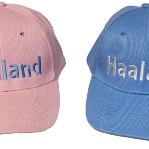 City Player Cap Haaland Pink or Blue Caps Unbranded Gifts