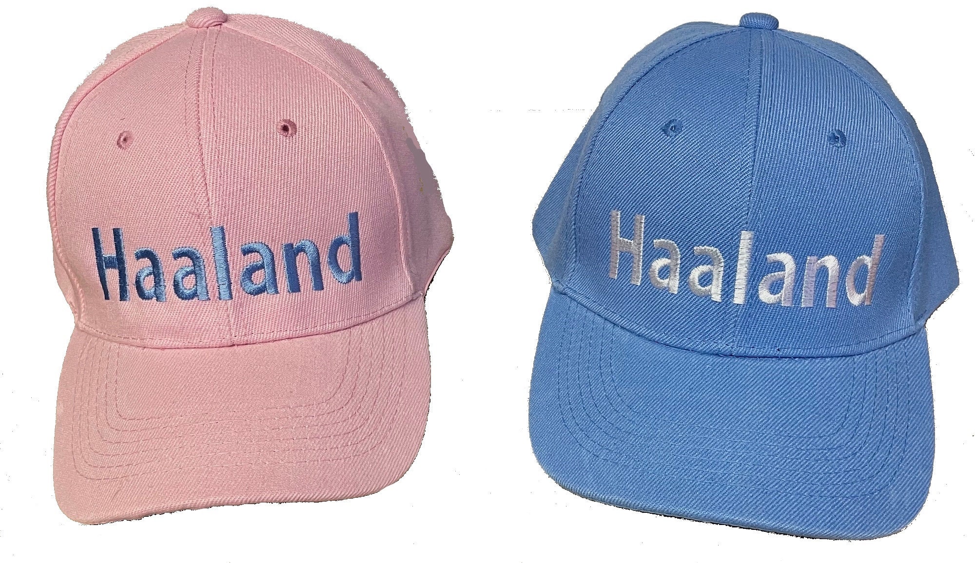 City Player Cap Haaland Pink or Blue Caps Unbranded Gifts