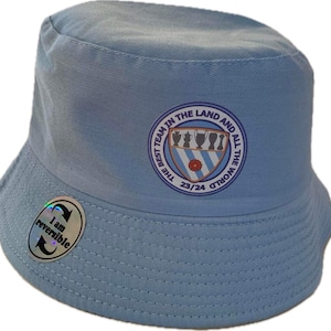 Manchester City 5 Cup Winners Bucket Hat Unbranded Gifts Fan Made