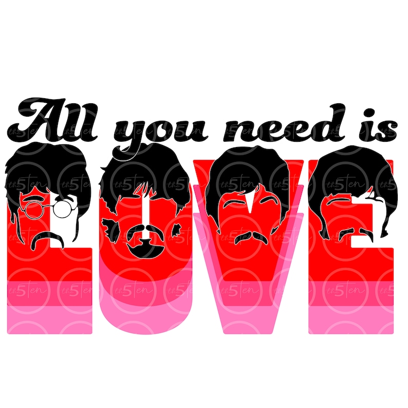 Beatles All You Need is Love, Valentine's Day, Digital Download