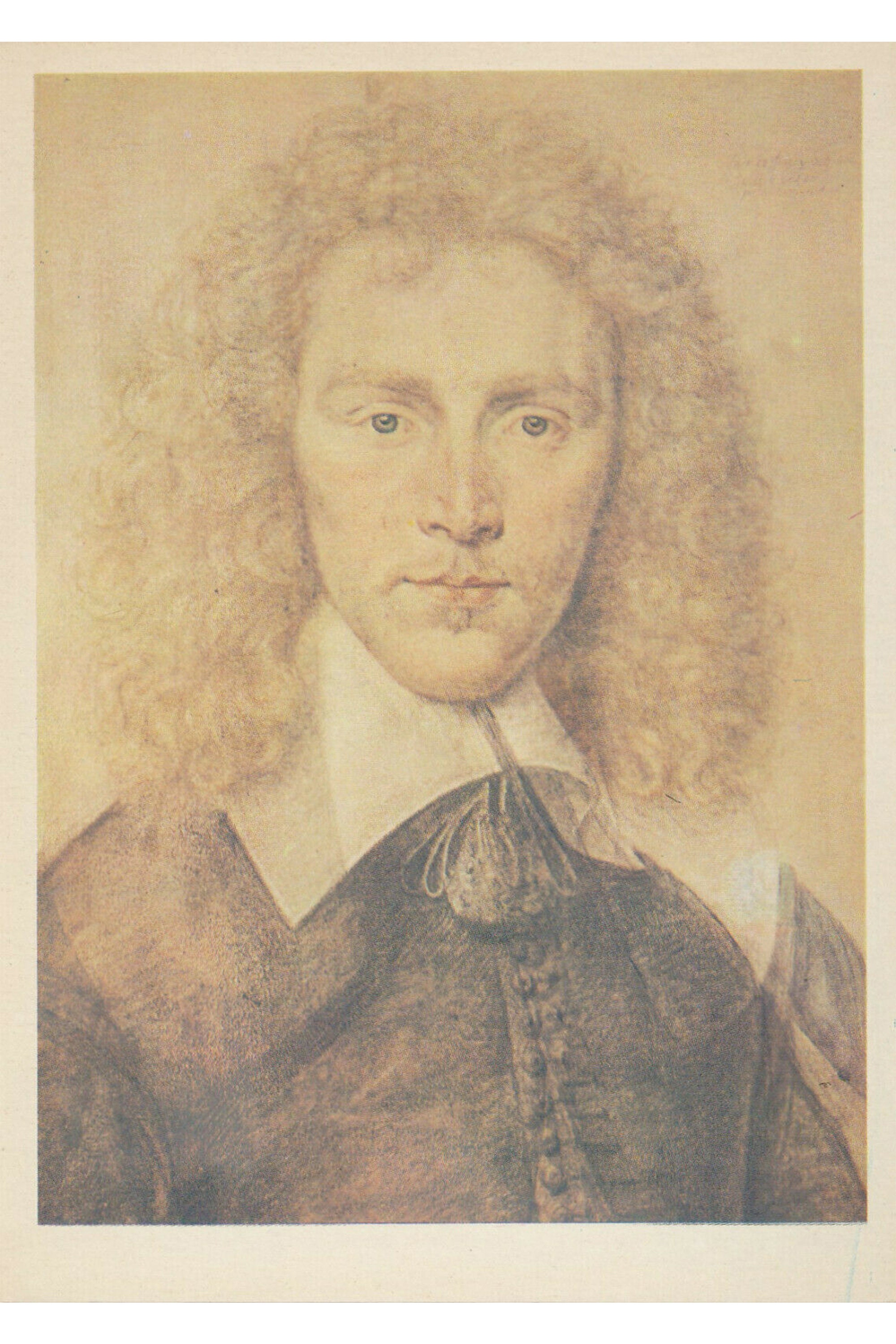 Soviet Art postcard Rare Ed 1981 portrait of a blond young man 1640 ...