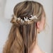 Denifery Smaragdgrüne Haarrebe – Brautschmuck, Kopfschmuck Für Hochzeit, Mit Kristallen & Strass