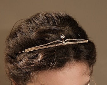 Tiara tiara bridal hair accessories, wedding hair accessories - high-quality bridal hair jewelry from Brautschmuck Vumari