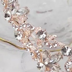 Tiara tiara bridal hair accessories, wedding hair accessories high-quality bridal hair jewelry from Brautschmuck Vumari image 9