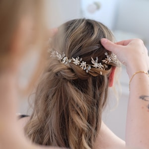 Hair vine hair accessories High quality, bridal headpiece for your wedding hair vine hair accessories bride headband crystal, rhinestones Vumari image 2