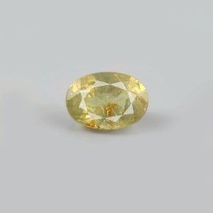 Natural chrysoberyl faceted oval 9.3X6.4X4.6 MM loose gemstone for jewelry making