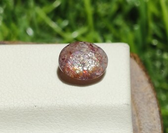 Natural bloodshot iolite sunstone faceted oval shape 8.20X6.20X4 MM loose gemstone