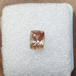 Natural Green Oregon Sunstone Faceted Cushion Shape 8X6X5.50 MM Loose Gemstone for Jewelry Making