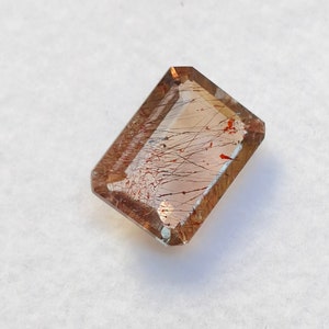 Erstaunlicher natürlicher Super Seven facettierter Smaragdschliff 10,20X7,60X3,90 MM loser Edelstein für die Schmuckherstellung