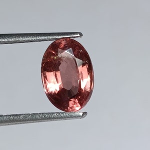 Beautiful Unheated untreated Ruby faceted oval shape 7.06X4.99X3.35 MM loose gemstone for jewelry making