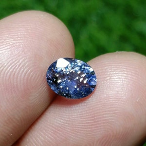 Faceted Oval Iolite Sunstone Gemstone: 8.9X7X4 MM Jewelry Making