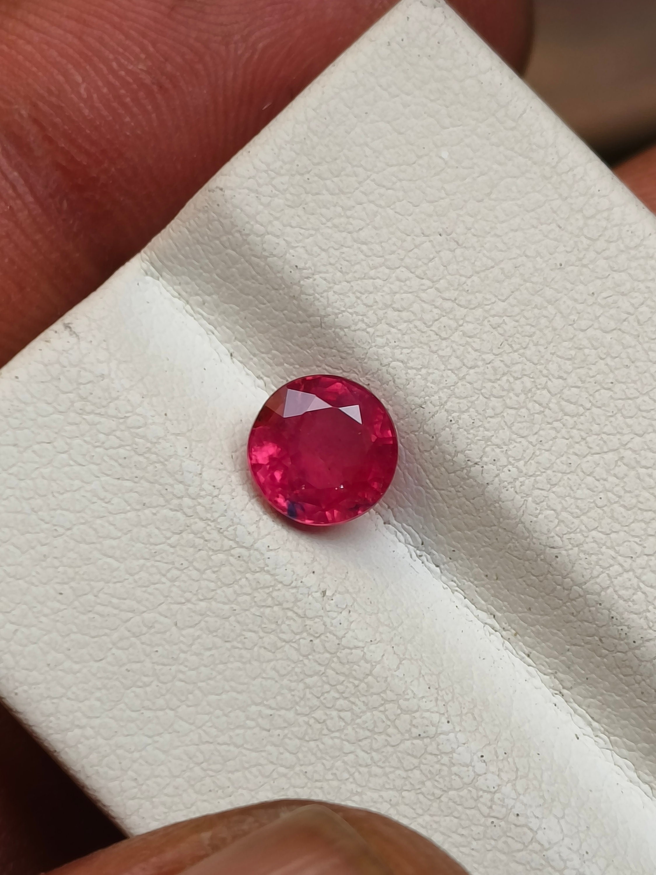 Natural Winza Sapphire: 6mm Round Pinkish Red Gemstone - Etsy Sweden, image size:2250x3000