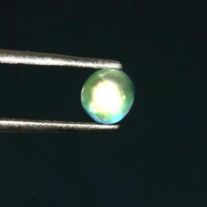 Beautiful natural andesine Labradorite cabochon gemstone for jewelry making  7.2X5.3X3.5 MM