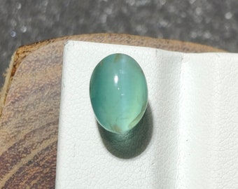 natural apatite cat eye Cabochon oval shape 10.20x7.50x7.50 MM loose gemstone