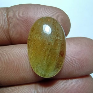 Natural tourmaline cabochon oval shape 21.1X13.4X6.2 MM loose gemstone