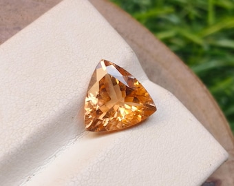 Peach Tourmaline Faceted Oval 10X10X5.60 MM (3.10ct)- Natural Mined Tourmaline Rare Color