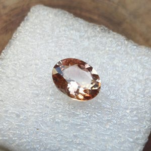Natural Oregon Sunstone Faceted Oval Shape Loose Gemstone