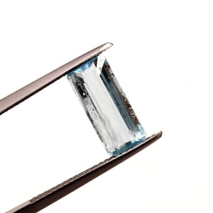 Natural aquamarine faceted octagon shape 13X5.8X4.4 MM loose gemstone
