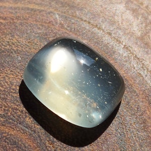 Beautiful Natural green moonstone Cabochon cushion shape 13.70X10.60X6 MM loose gemstone