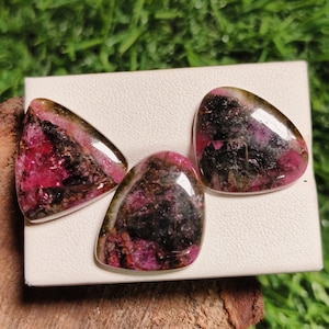 Natural tourmaline Cabochon Gemstone Lot 32.70carat Loose Gemstone For Jewelry Making